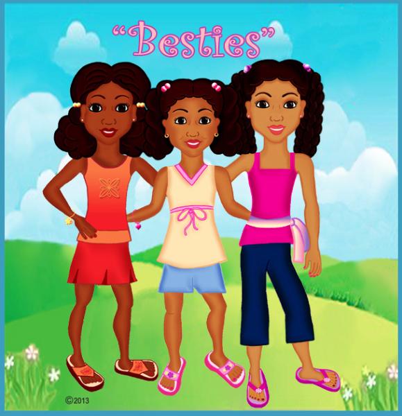 Black Girl Magic - Charmz Girls, Besties Poster